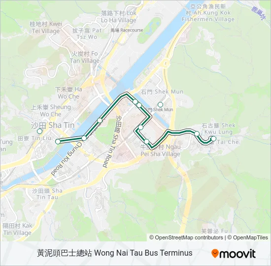 65A Bus Line Map