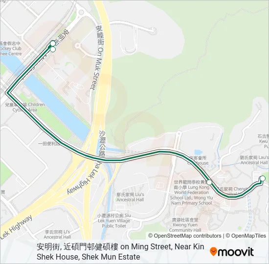 65M Bus Line Map