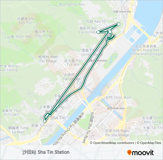 66K Bus Line Map