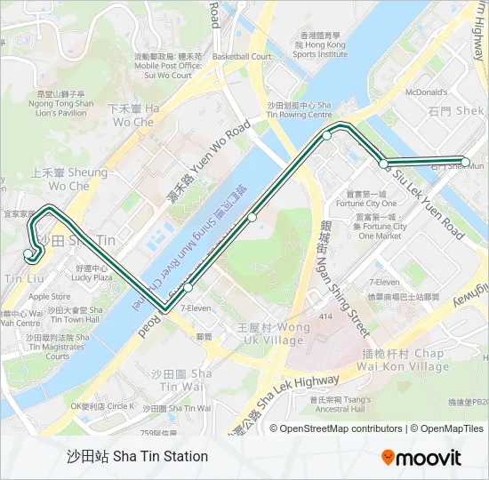 67A Bus Line Map