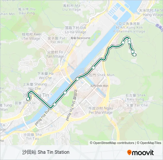 67K Bus Line Map