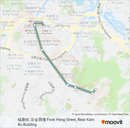 73A Bus Line Map
