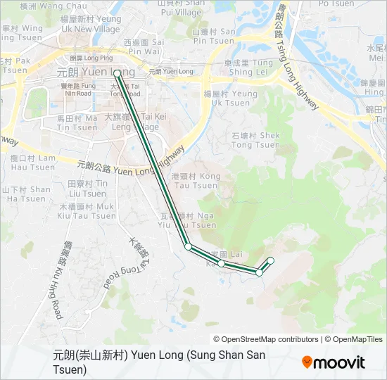 73A Bus Line Map