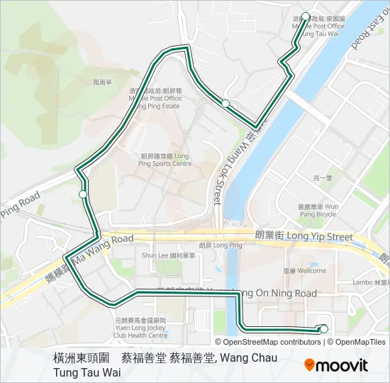74A Bus Line Map
