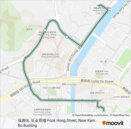 74A Bus Line Map