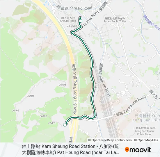 78A Bus Line Map