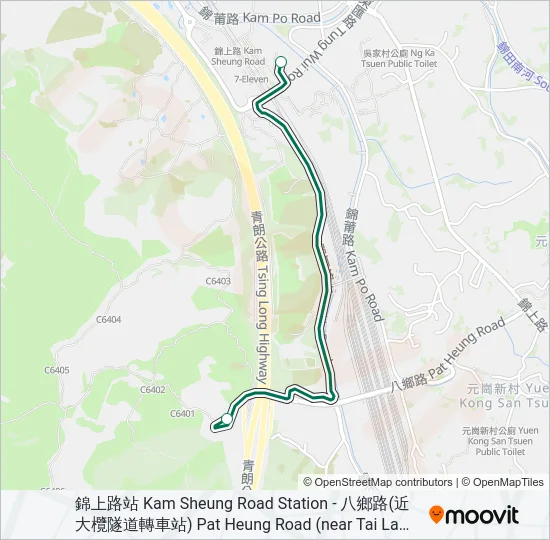78A Bus Line Map