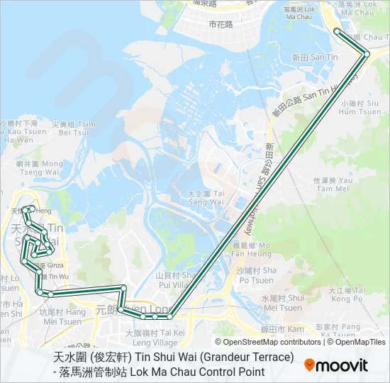 79S Bus Line Map