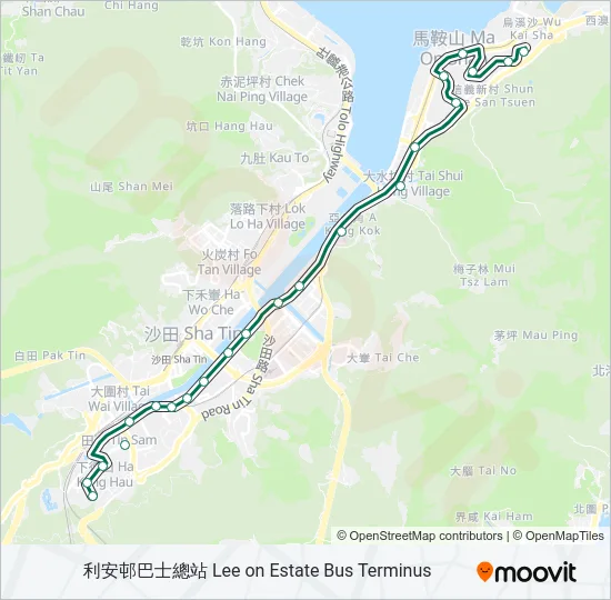 803 Bus Line Map