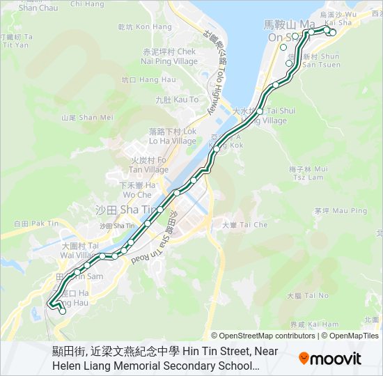 巴士803的線路圖