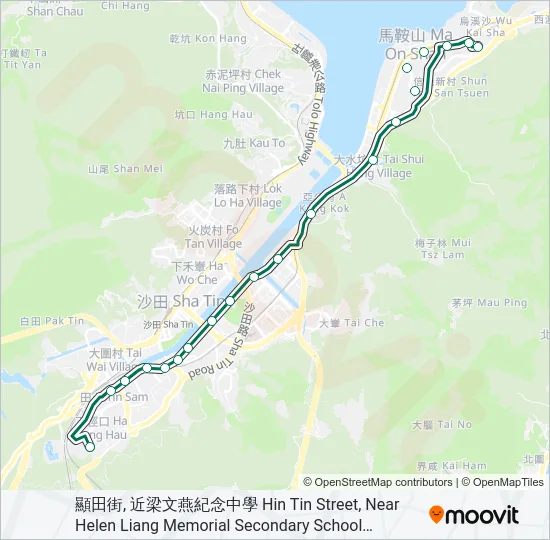 803 Bus Line Map
