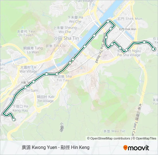 804 Bus Line Map