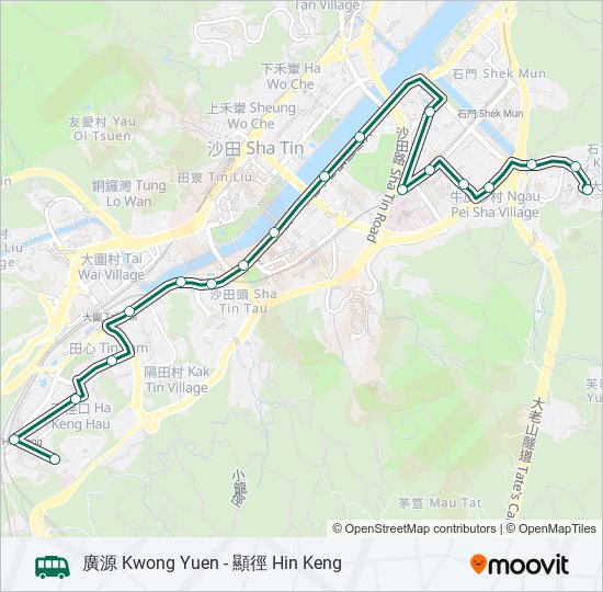 804 bus Line Map