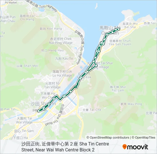 810 Bus Line Map