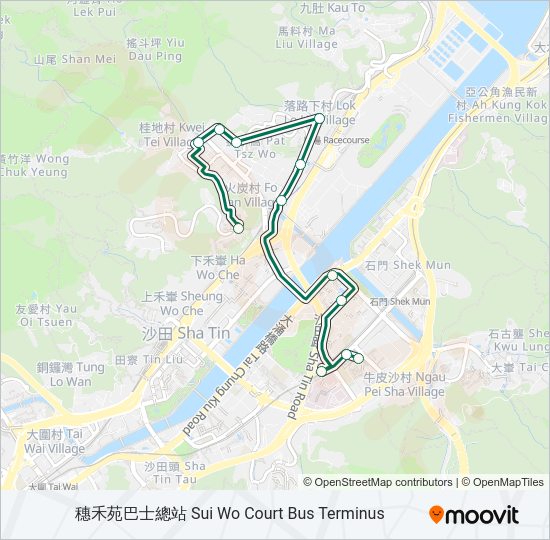 巴士811的線路圖