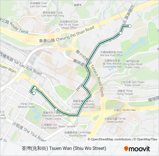 81M Bus Line Map