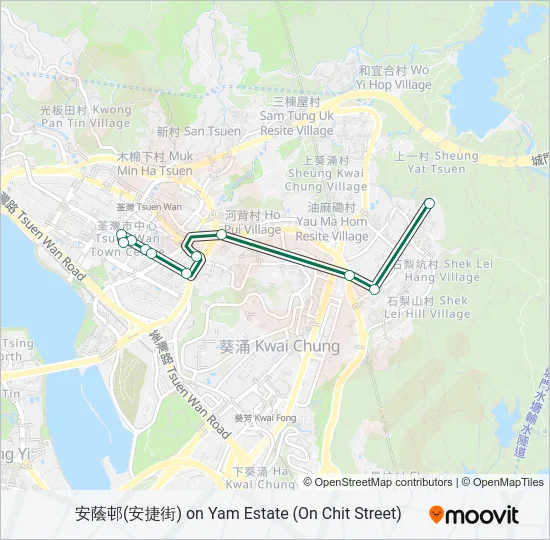 83A Bus Line Map