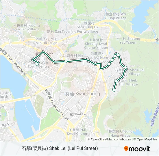 86M Bus Line Map