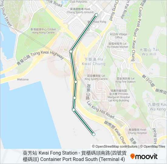 87M Bus Line Map