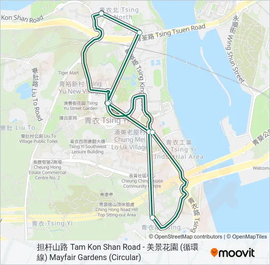 88A Bus Line Map