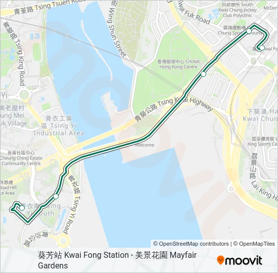 88C Bus Line Map
