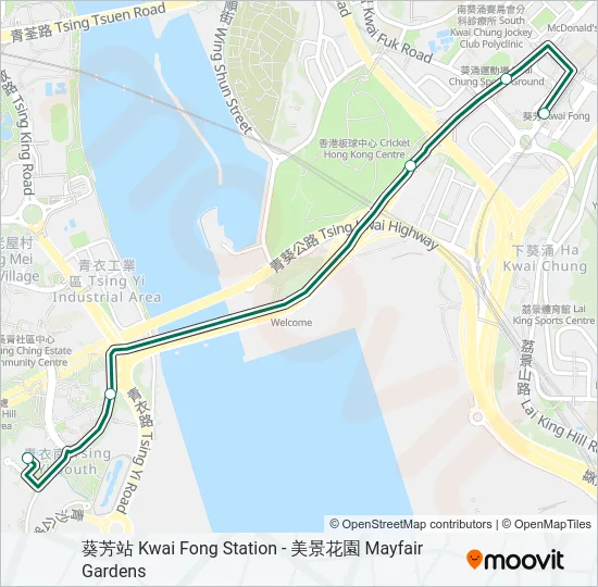 88C Bus Line Map