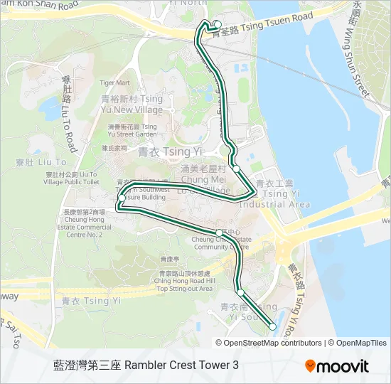 88F Bus Line Map