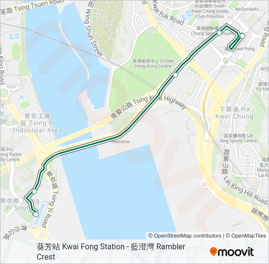 88G Bus Line Map