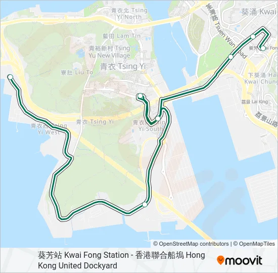 88M Bus Line Map
