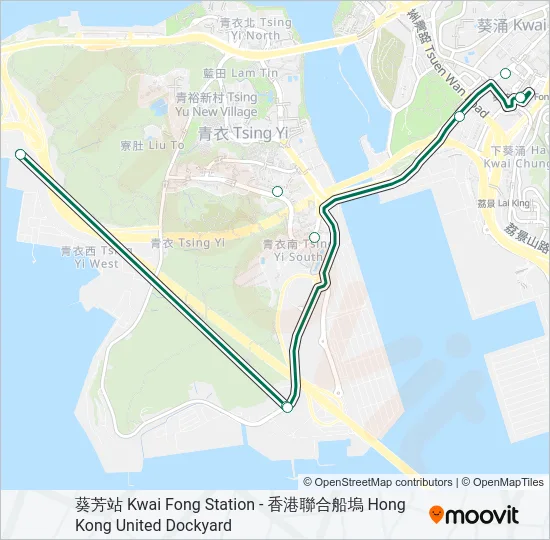 88M Bus Line Map
