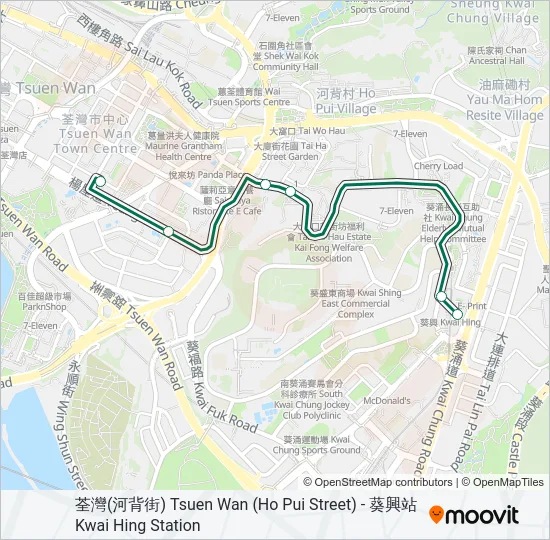 89A Bus Line Map