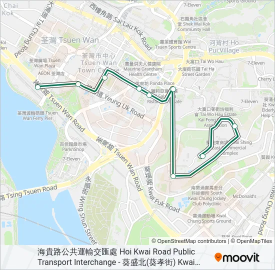 89B Bus Line Map