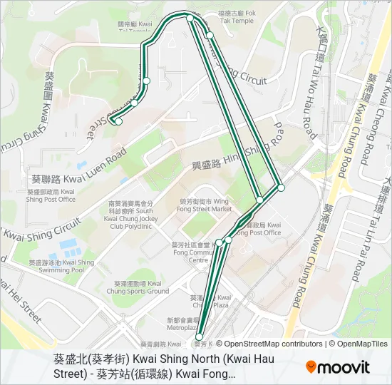89M Bus Line Map