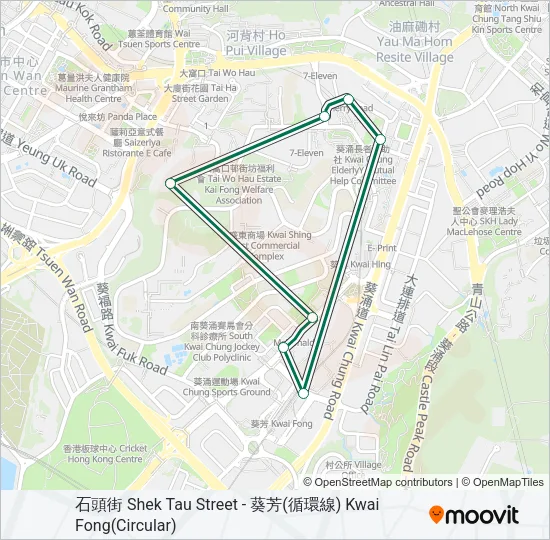 89P Bus Line Map