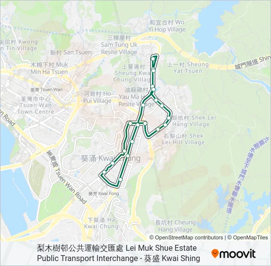 94A Bus Line Map