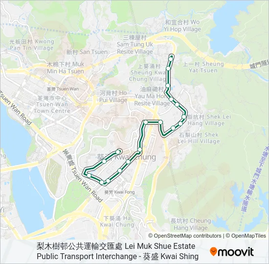 94A Bus Line Map
