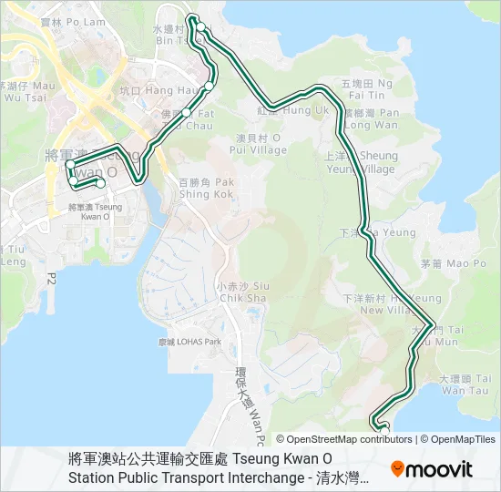 103M Bus Line Map