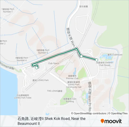 112A Bus Line Map