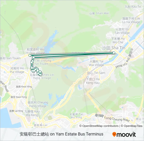 403A Bus Line Map