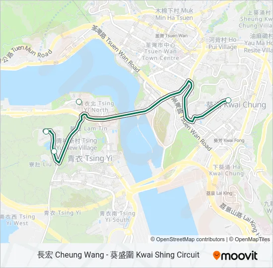 407B Bus Line Map