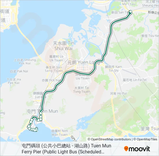 44B1 Bus Line Map