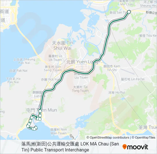 44B1 Bus Line Map