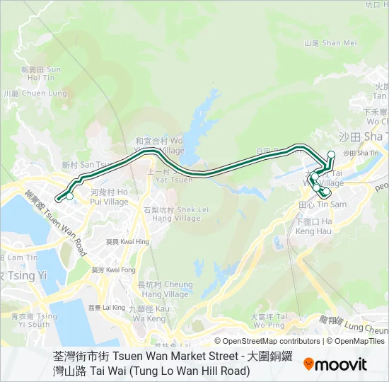 481B Bus Line Map