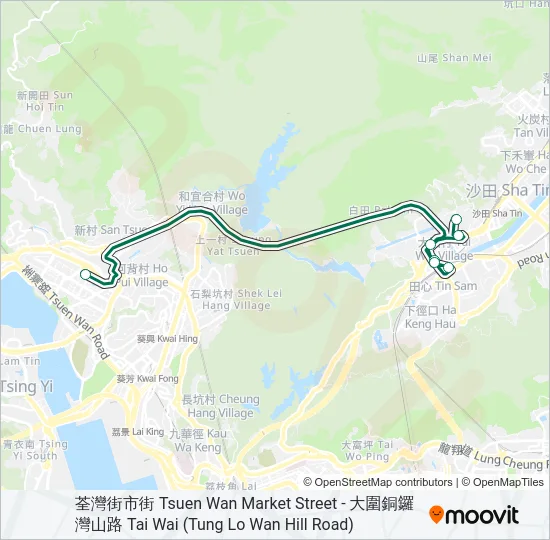 481B Bus Line Map