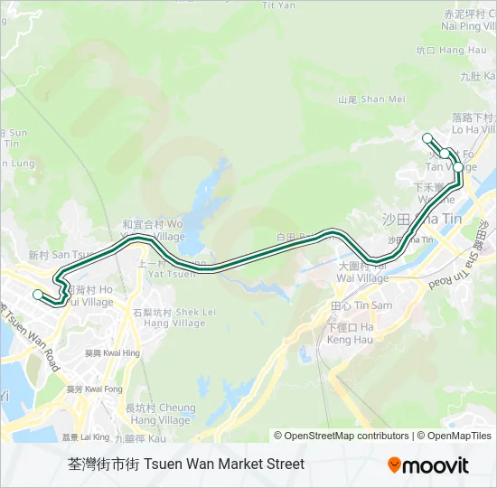 481X Bus Line Map