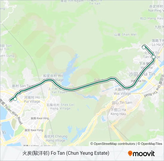 481X Bus Line Map