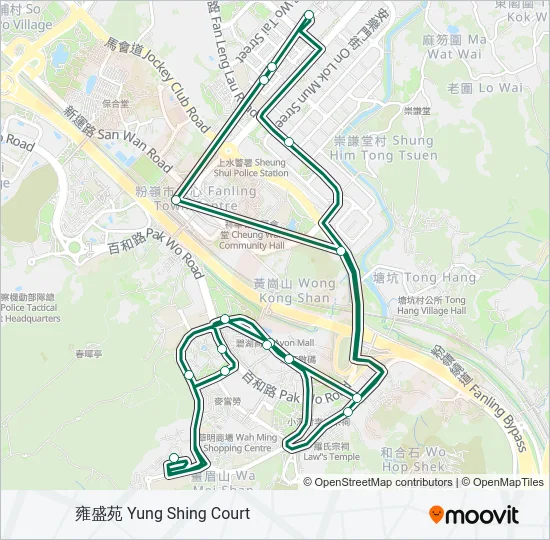 501C Bus Line Map