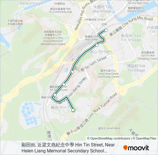 803K Bus Line Map