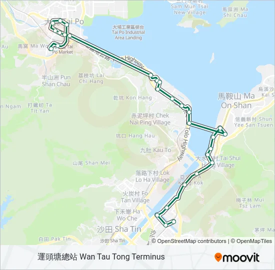806B Bus Line Map