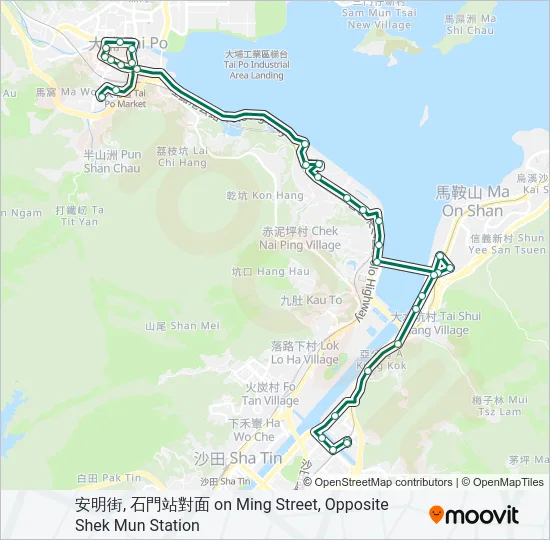 806B Bus Line Map
